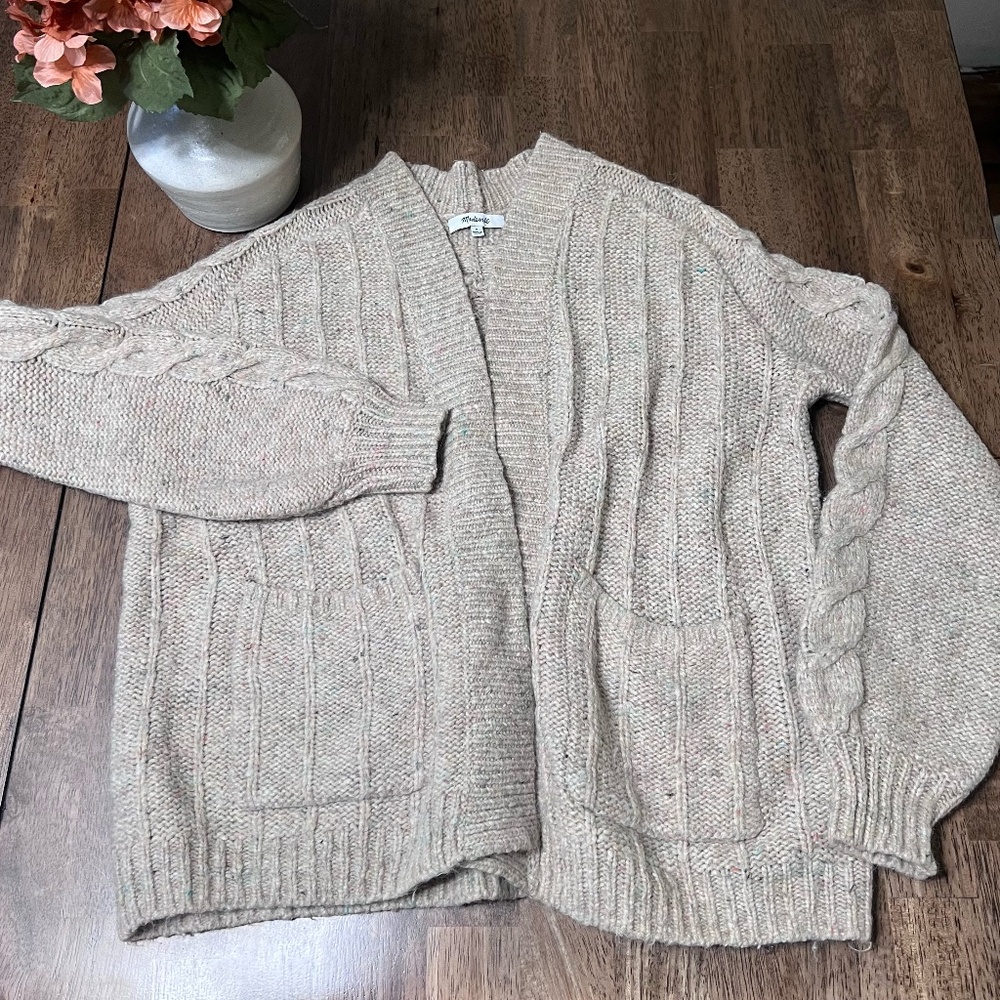 Madewell Cream cute Sweater